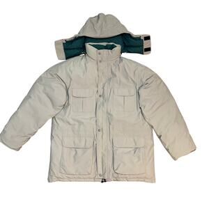 Eddie Bauer ZIP Jacket Hooded Gore-Tex Mens XL Tall Ridge Line Goose Down USA